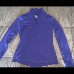 Purple Nike 3/4 zip